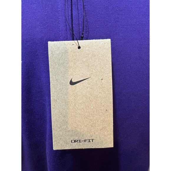 Nike Dri-FIT Long Sleeve Football Shirt Purple/White Men’s L NWT FJ9549-545 - Picture 4 of 5